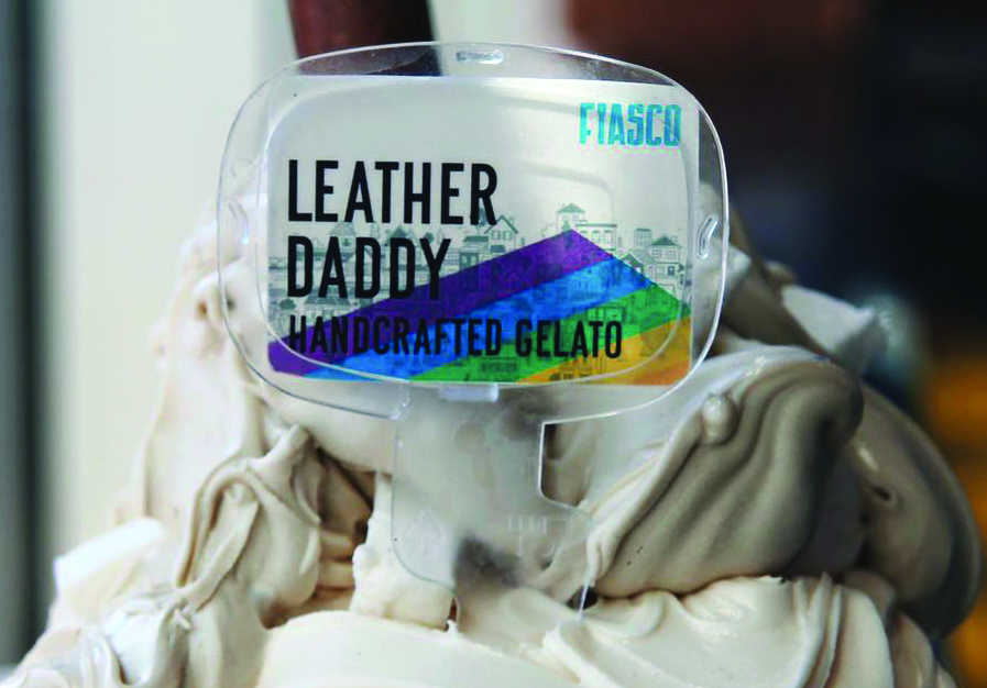 Leather Daddy for Calgary Pride. Photo courtesy Fiasco Gelato