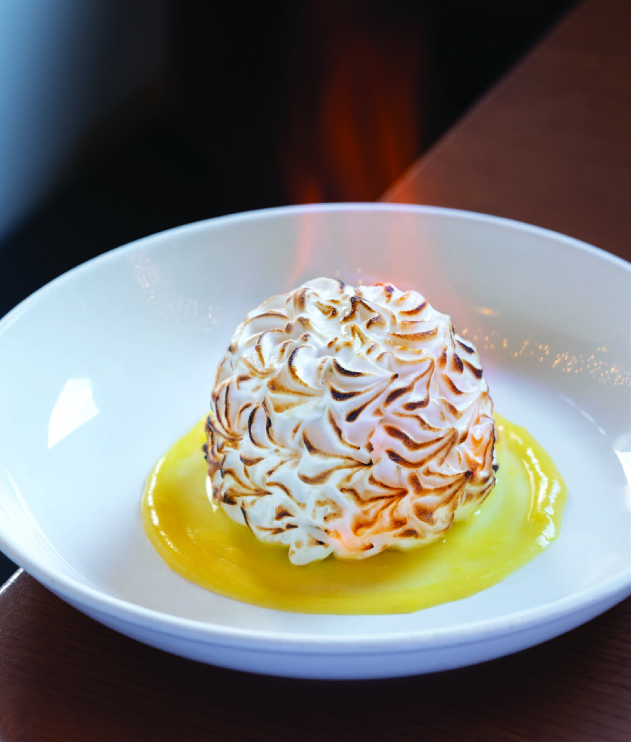 Baked Alaska dessert from Modern Steak