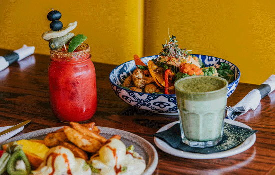 Vegetarian REstaurants: Mighty Buddha Brunch Bowl, Namo Café & Bistro, credit curiocitycalgary
