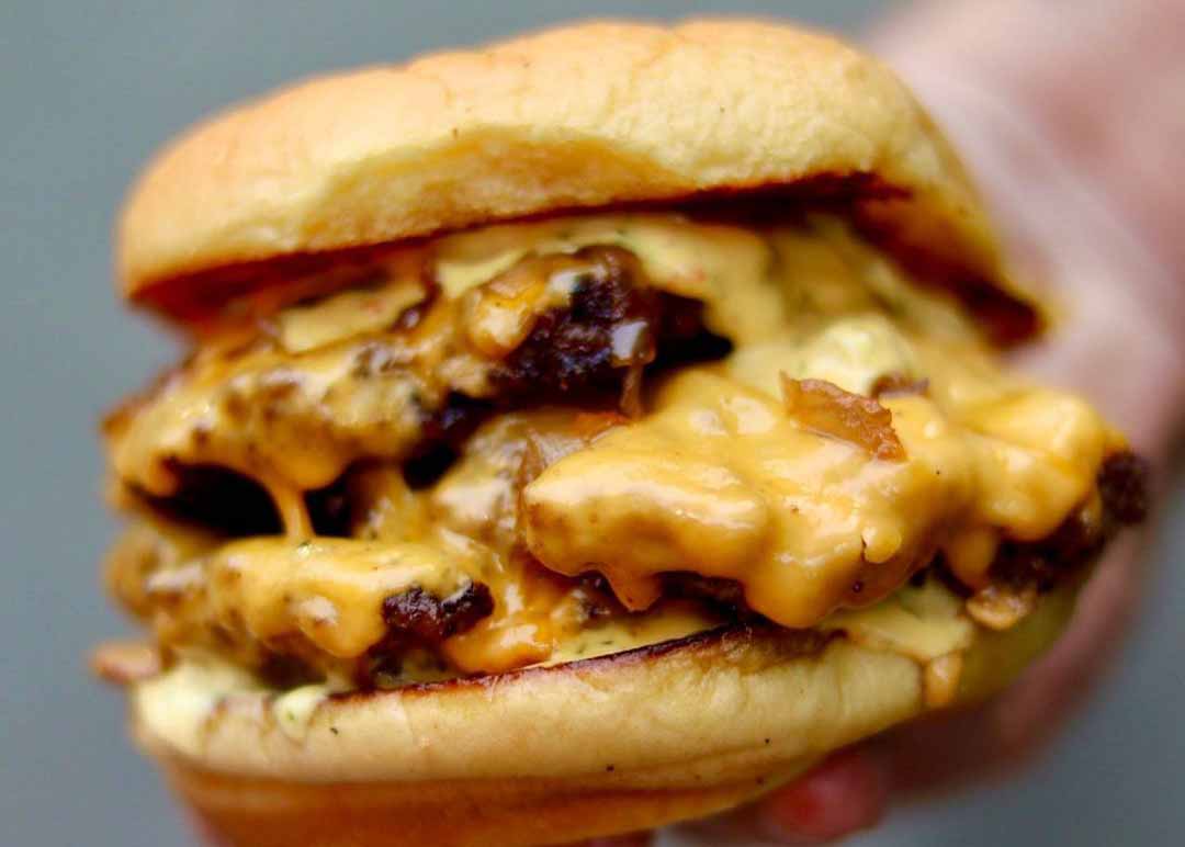 Cheesy burger from Pigot's Burger Club